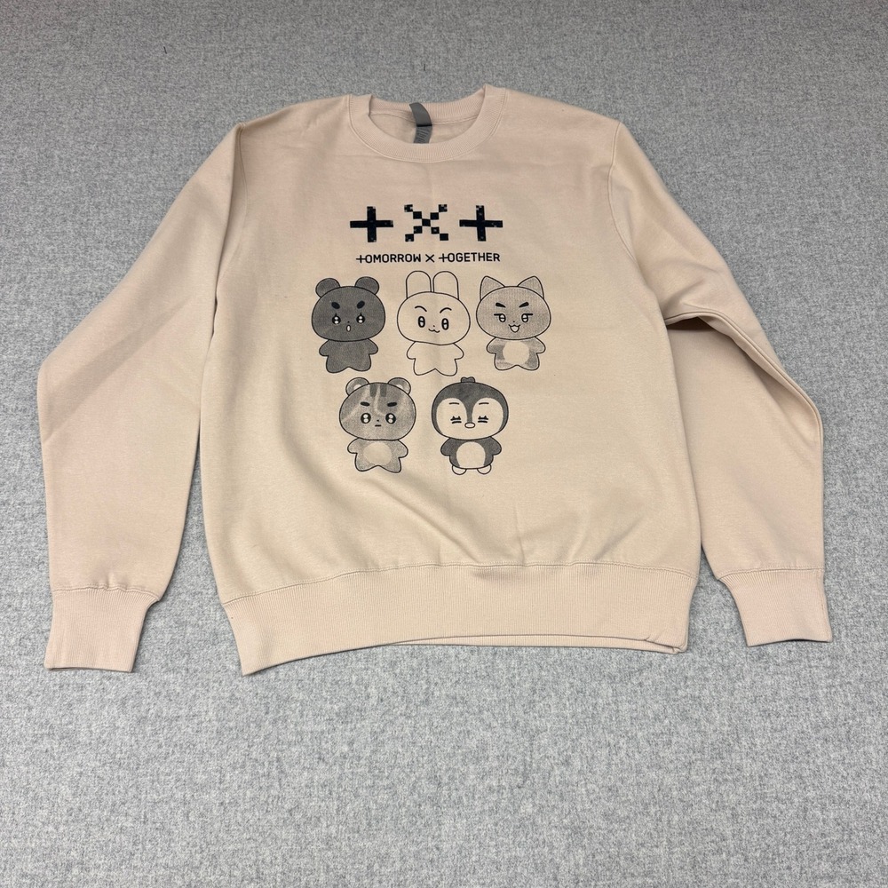 Smart Blanks | TXT Tomorrow X Together Sweatshirt | M | Tan | K-Pop Minisode 3 M